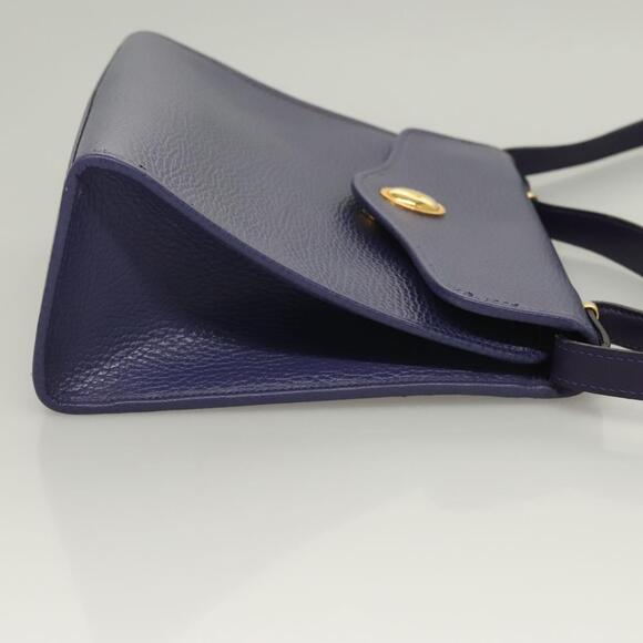 DIOR Hand Bag Leather Gold Purple Gray - Picture 4 of 13